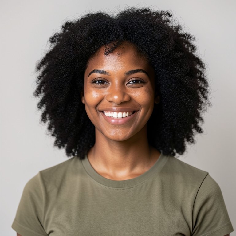 Afro Try-On example