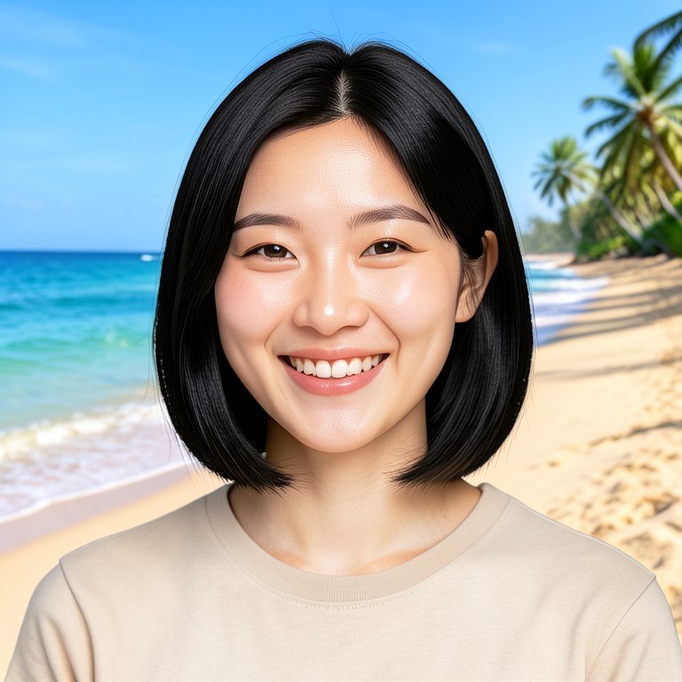 Background Changer example result