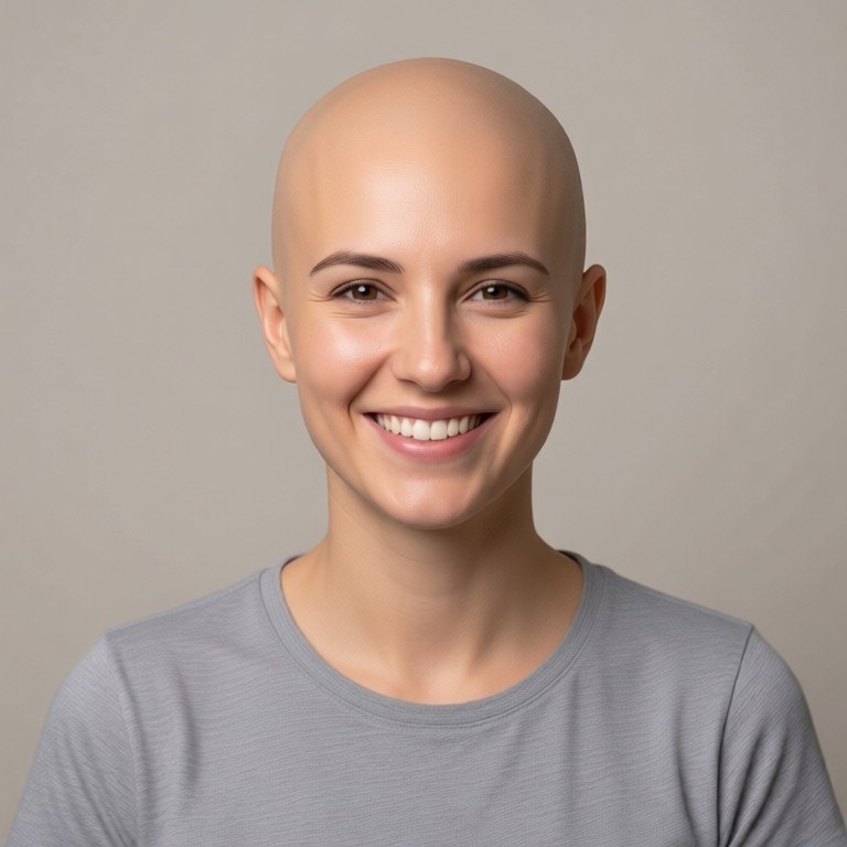 Bald Look Try-On example result