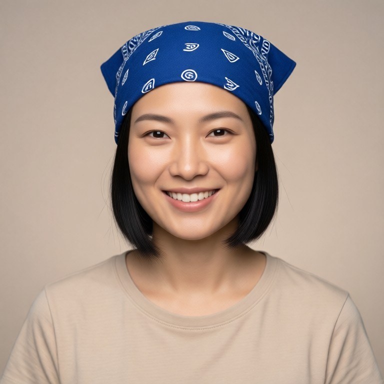 Bandana Try-On example result