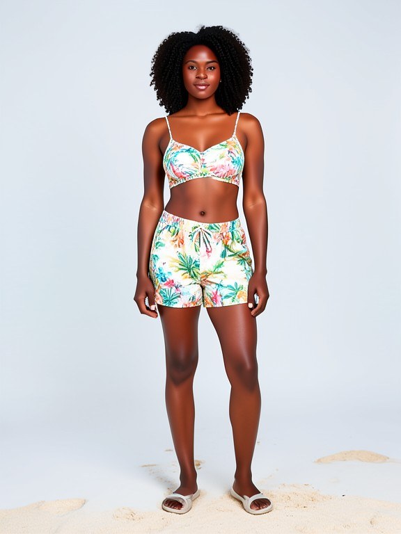 Beach Vacation Outfit Try-On example