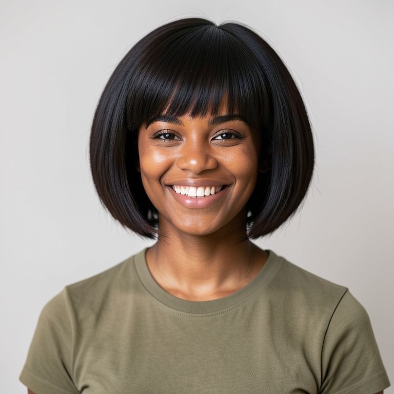 Bob Cut Try-On example