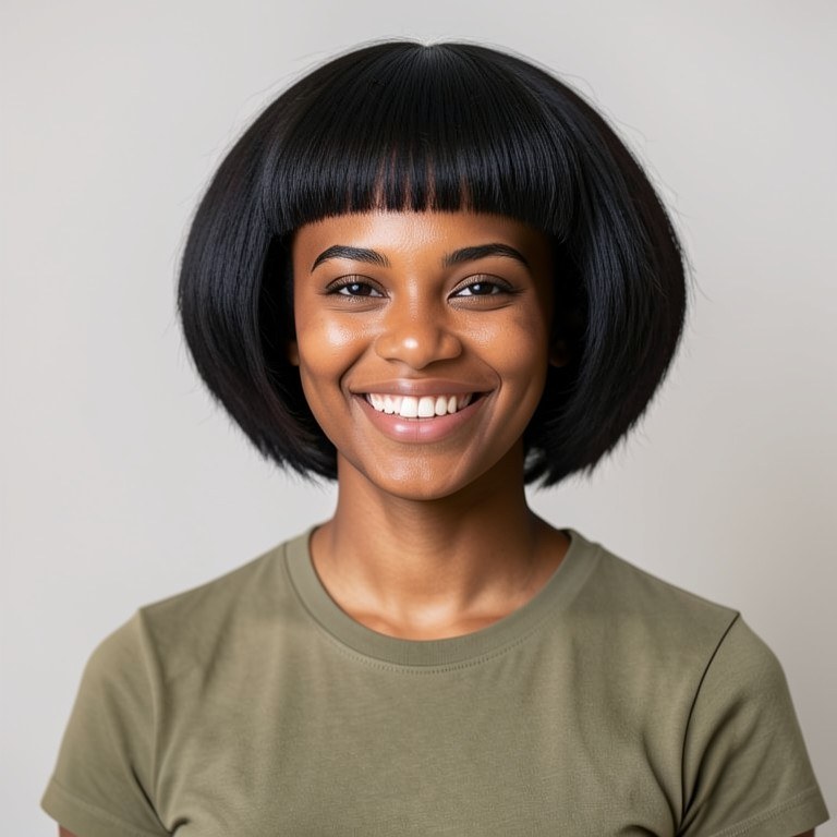 Bowl Cut Try-On example