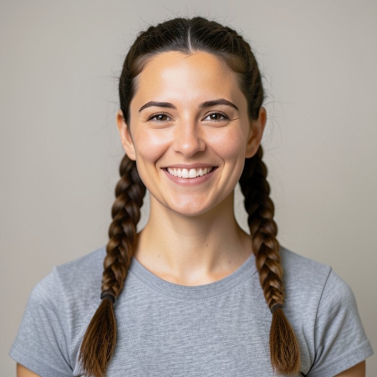 Braided Ponytail Try-On example