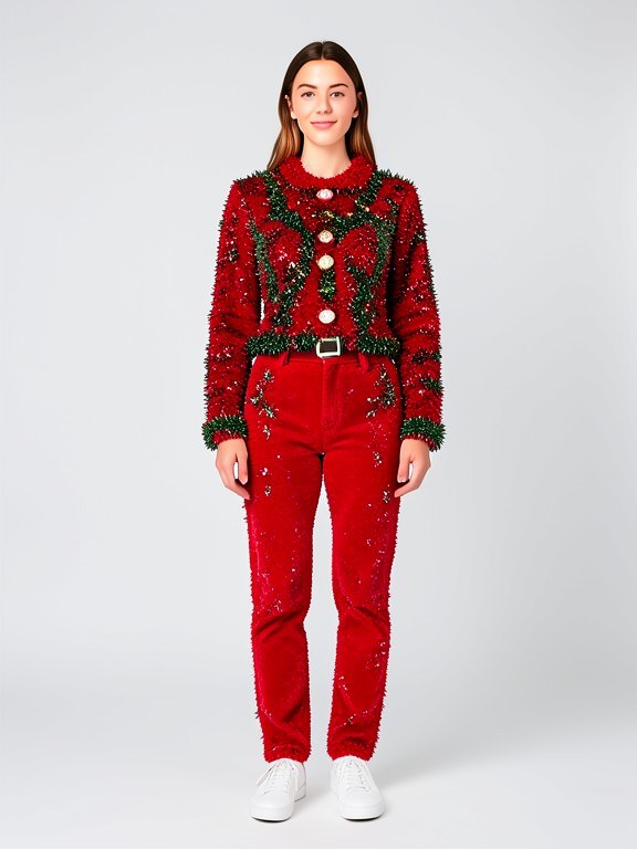 Christmas Outfit Try-On example
