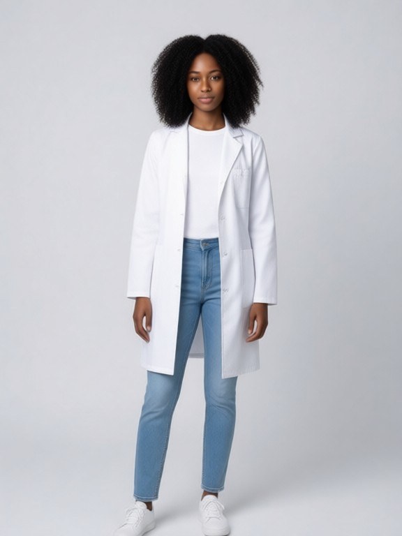 Doctor's White Coat Try-On example result
