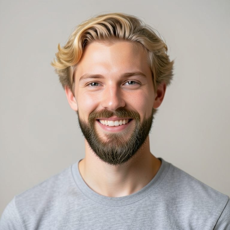 Ducktail Beard Try-On example