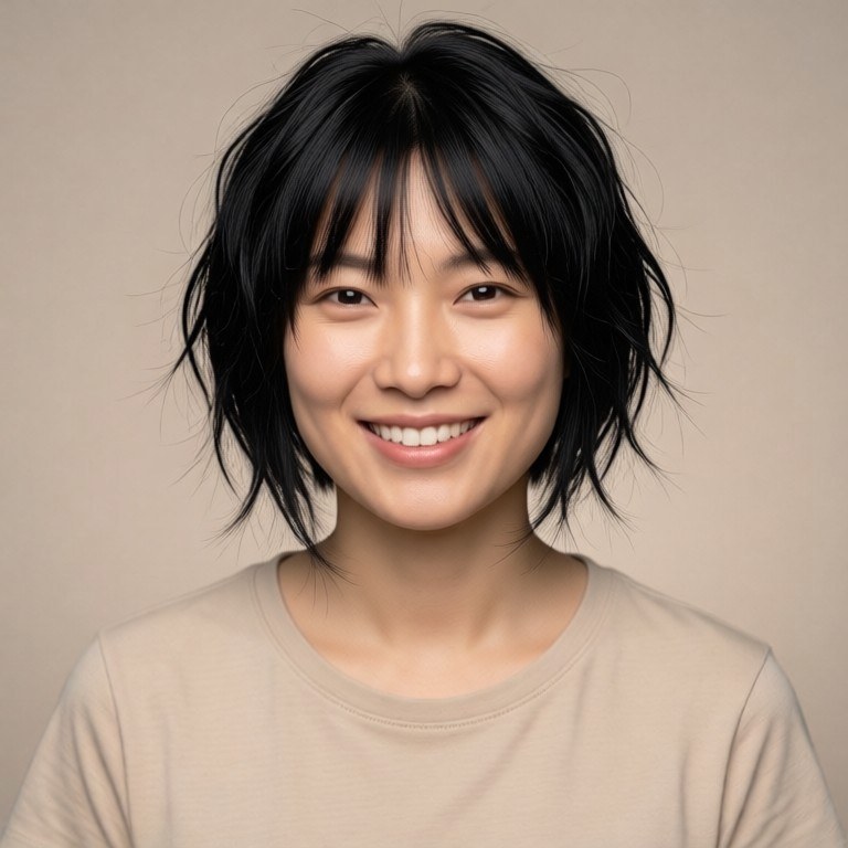 Emo Hairstyle Try-On example result