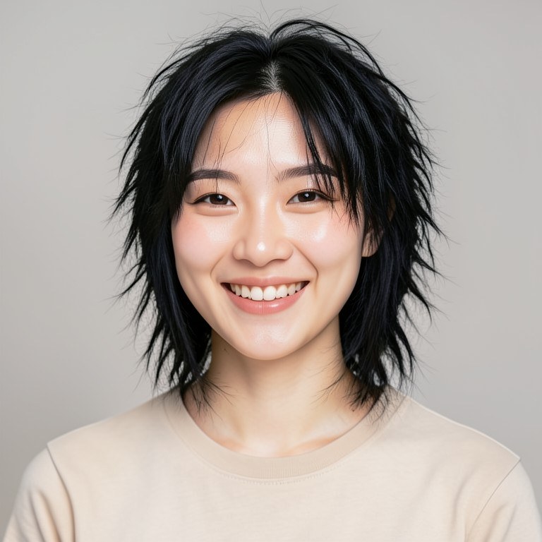 Emo Hairstyle Try-On example