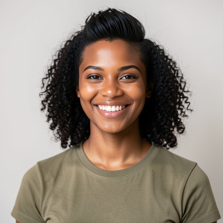 Faux Hawk Try-On example
