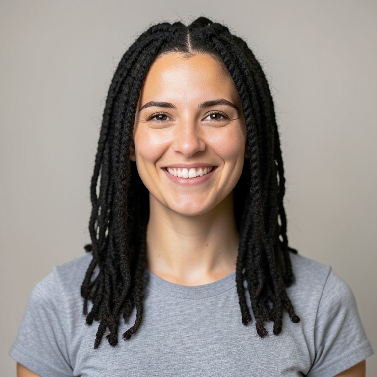 Faux Locs Try-On example