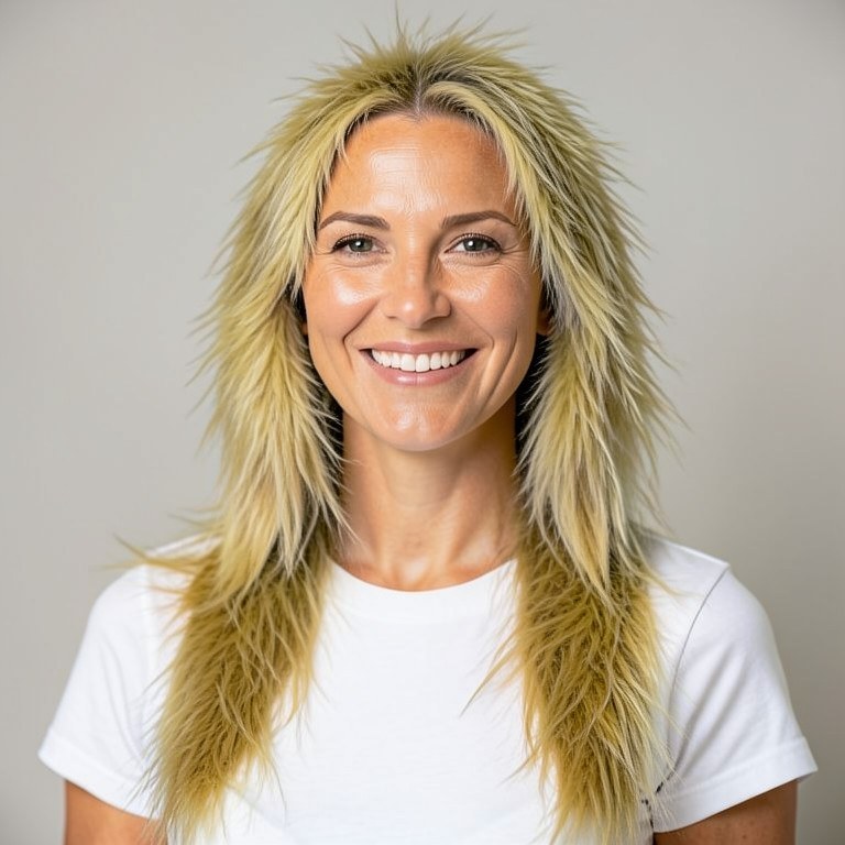 Feathered Hair Try-On example