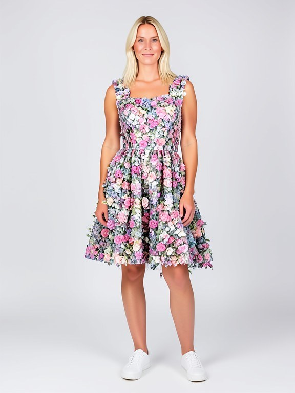 Flower Girl Dress Try-On example