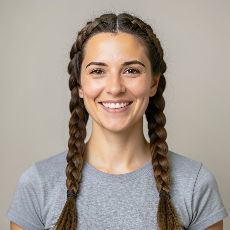 French Braid Try-On example
