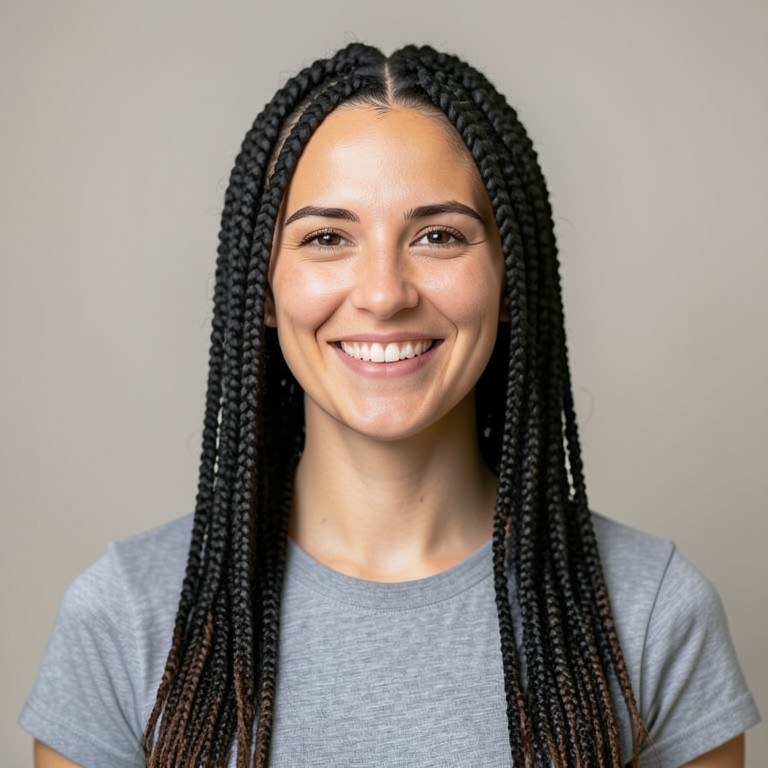 Fulani Braids Try-On example