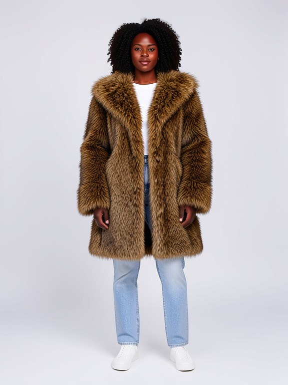 Fur Coat Try-On example