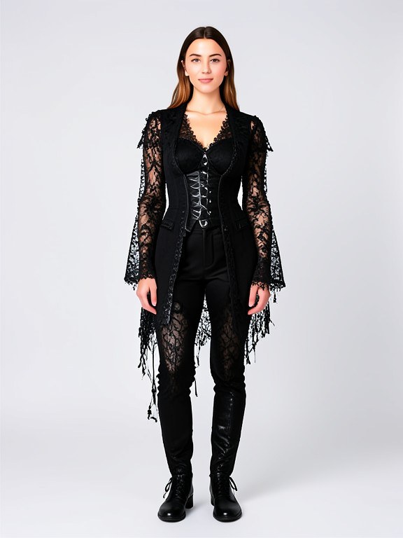 Goth Outfit Try-On example