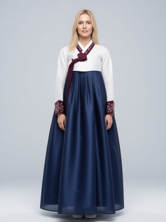 Hanbok Try-On example result