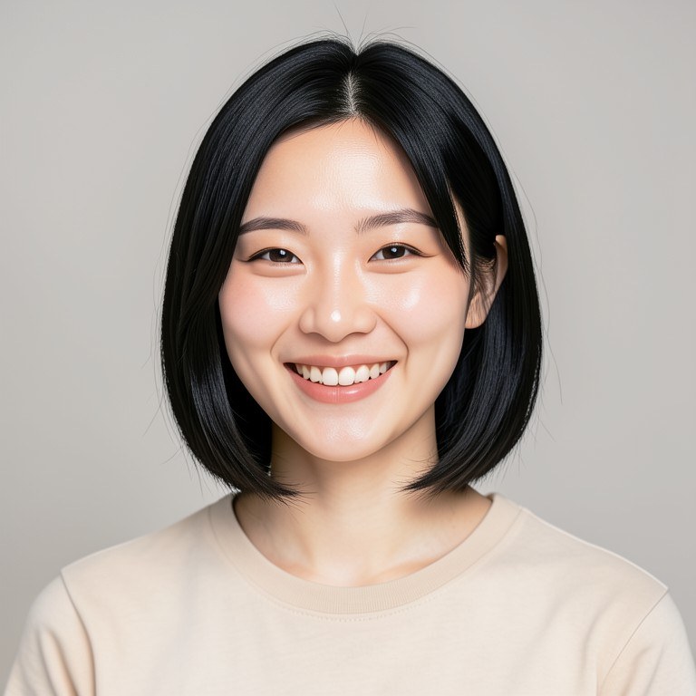 Hime Cut Try-On example