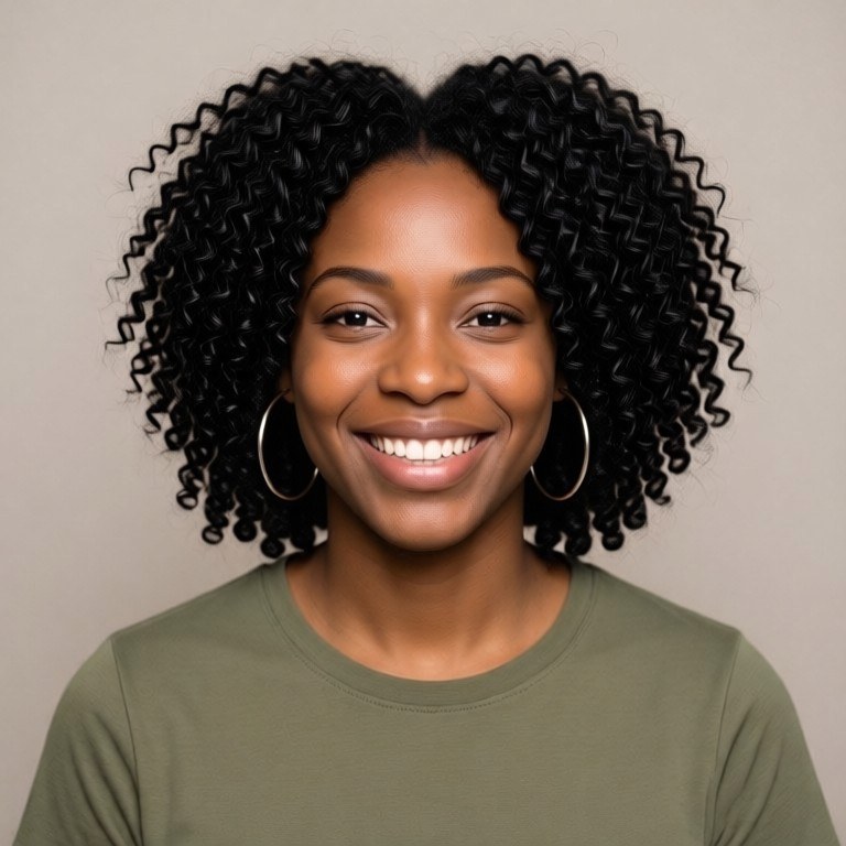 Hoop Earrings Try-On example result