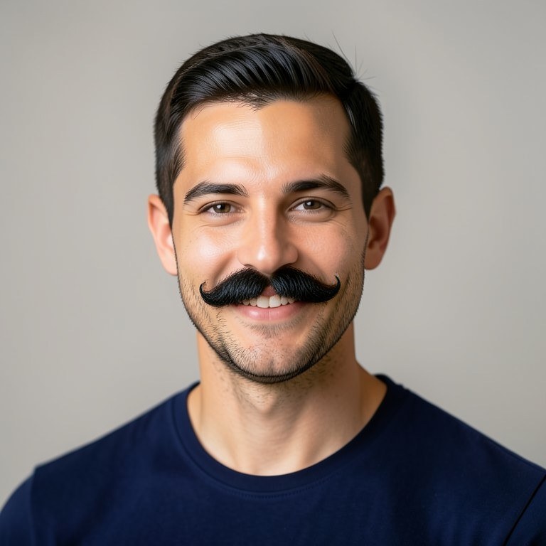 Imperial Mustache Try-On example