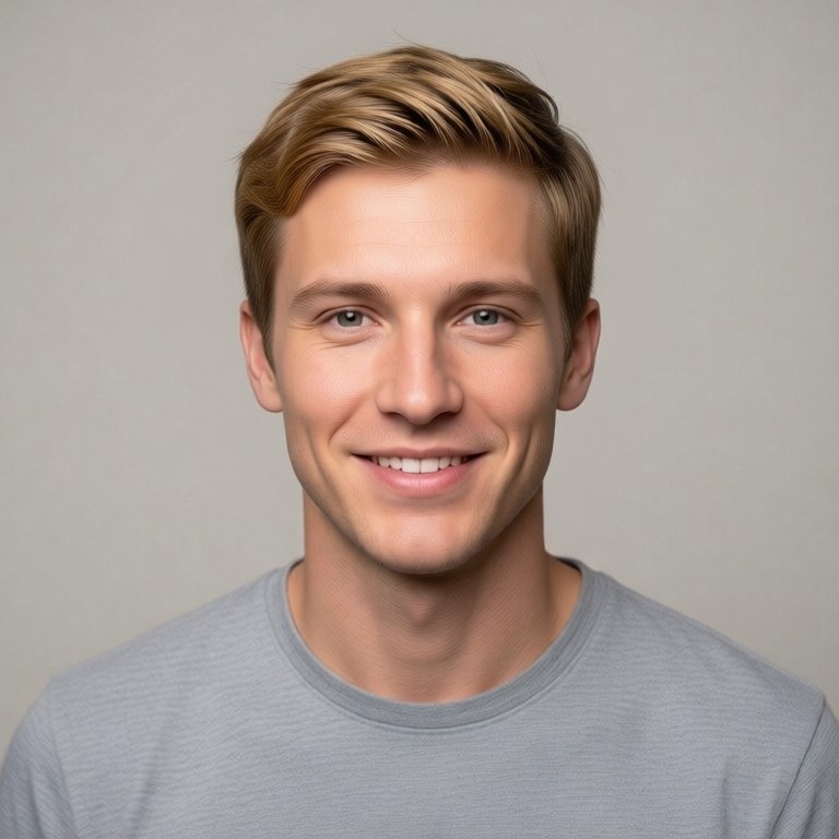 Ivy League Haircut Try-On example result