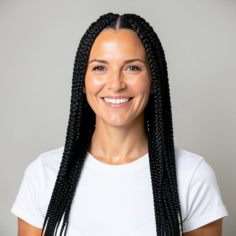 Knotless Braids Try-On example