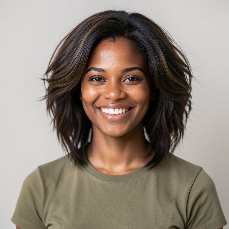 Layered Haircut Try-On example
