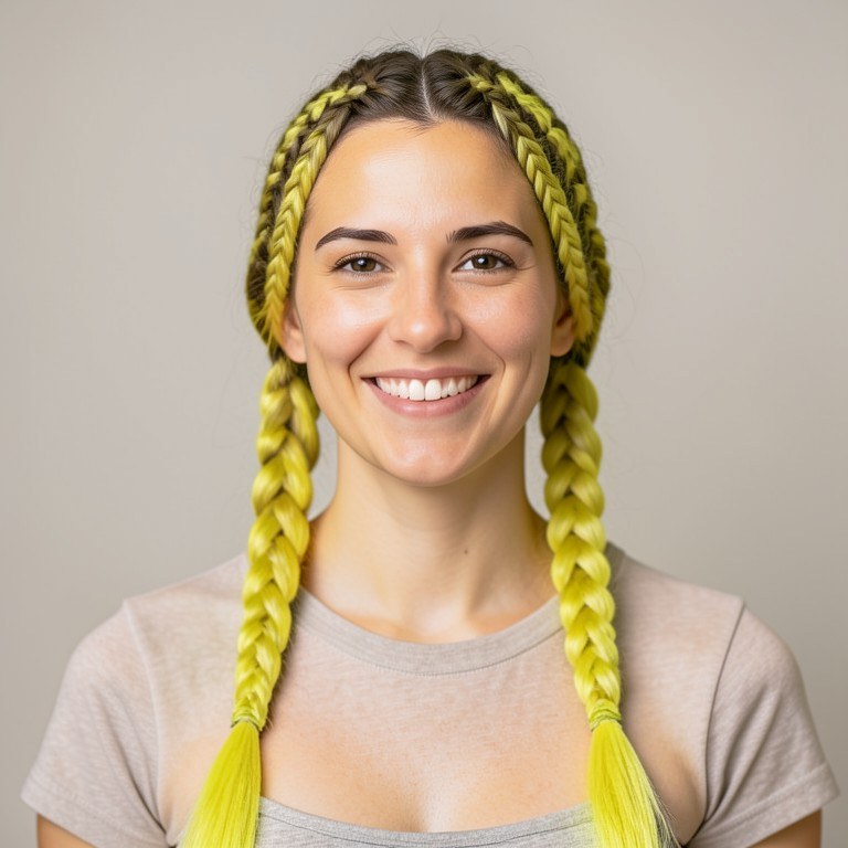 Lemonade Braids Try-On example