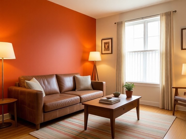 AI Living Room Makeover example result