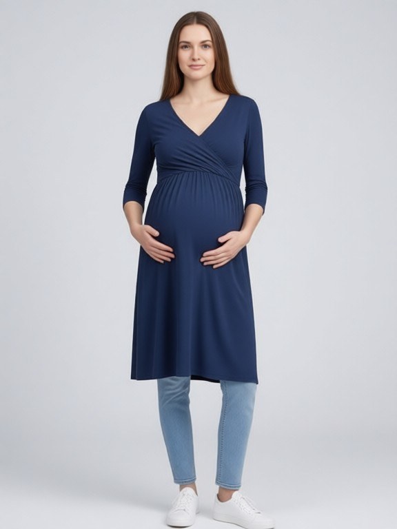 Maternity Dress Try-On example result