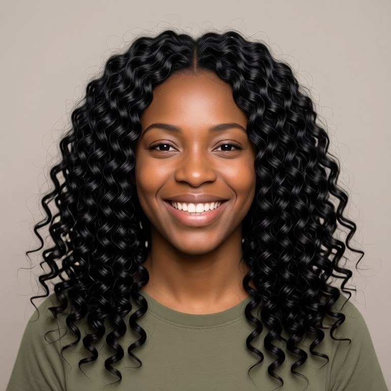 Mermaid Hair Try-On example result
