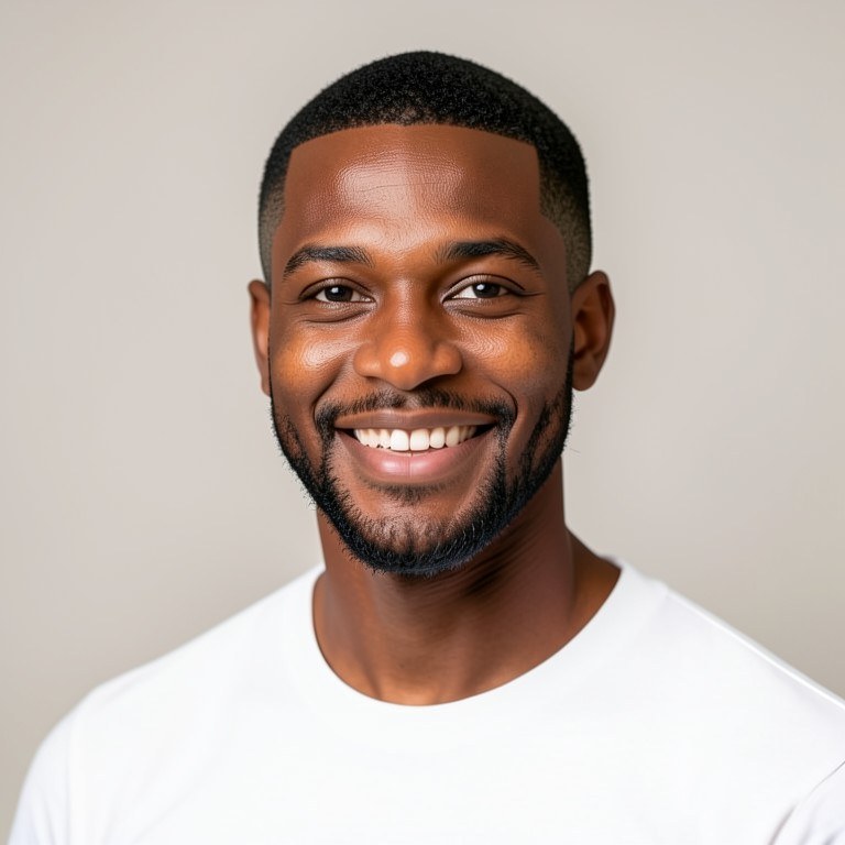 Mid Fade Try-On example