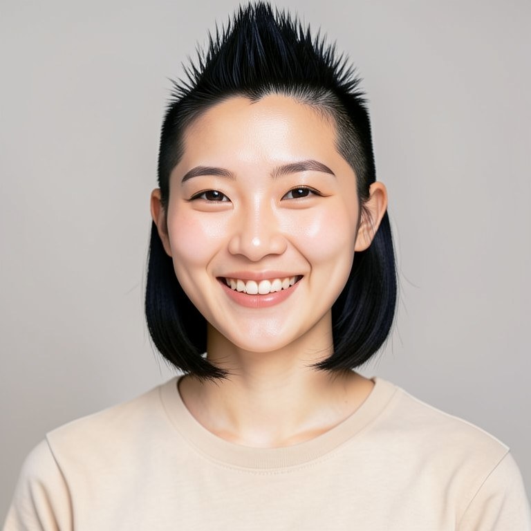 Mohawk Try-On example