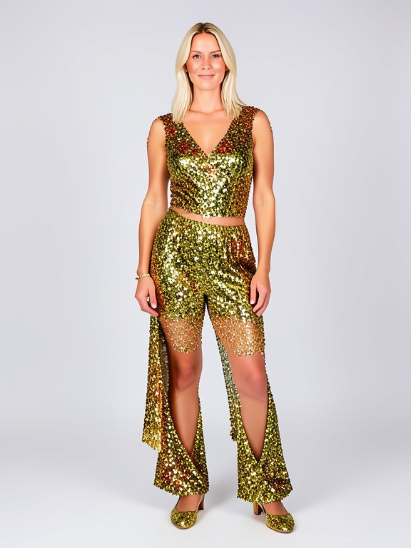 New Year Party Outfit Try-On example