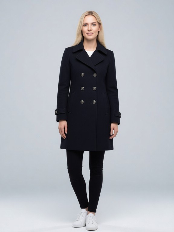 Peacoat Try-On example result