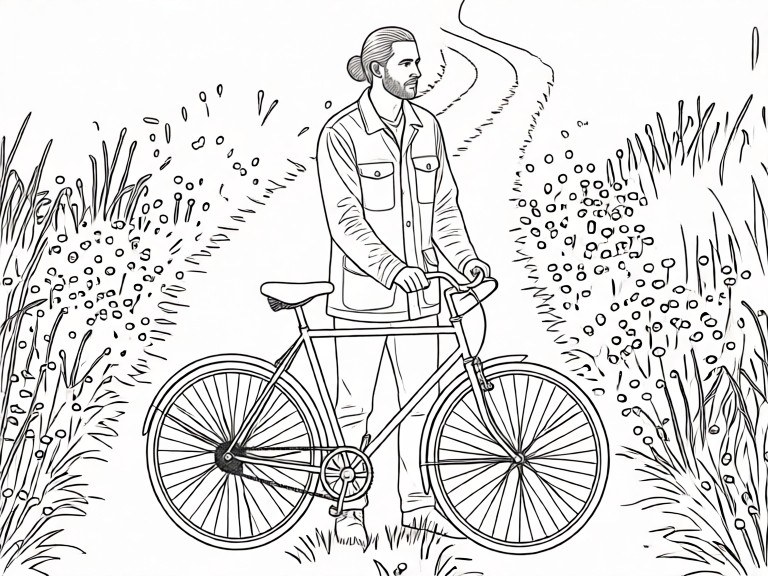 Photo To Line Drawing example result