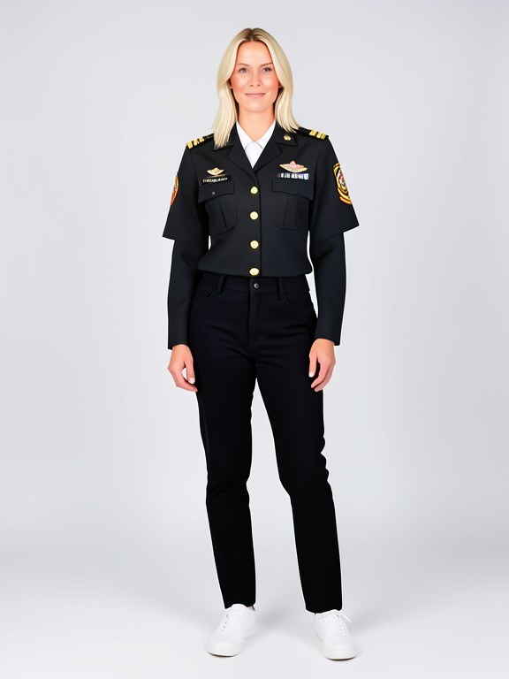 Pilot Uniform Try-On example
