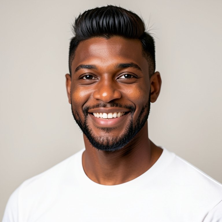 Pompadour Try-On example