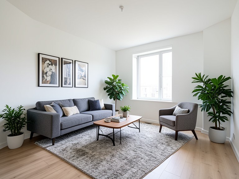 AI Real Estate Virtual Stager example result