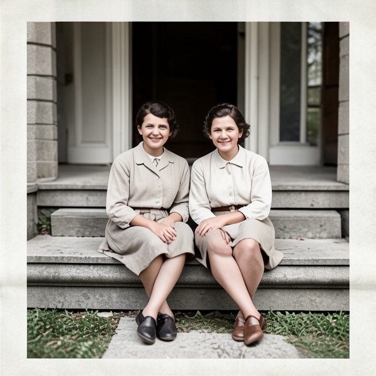Scratched Photo Repair example