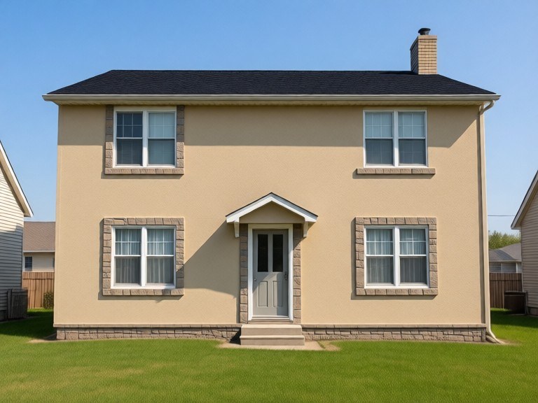 AI Stone & Brick Exterior Visualizer example result