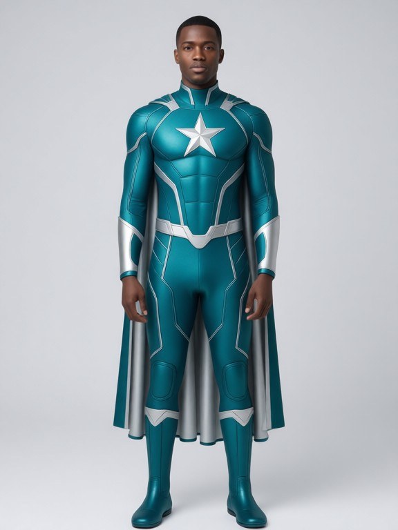 Superhero Suit Try-On example result