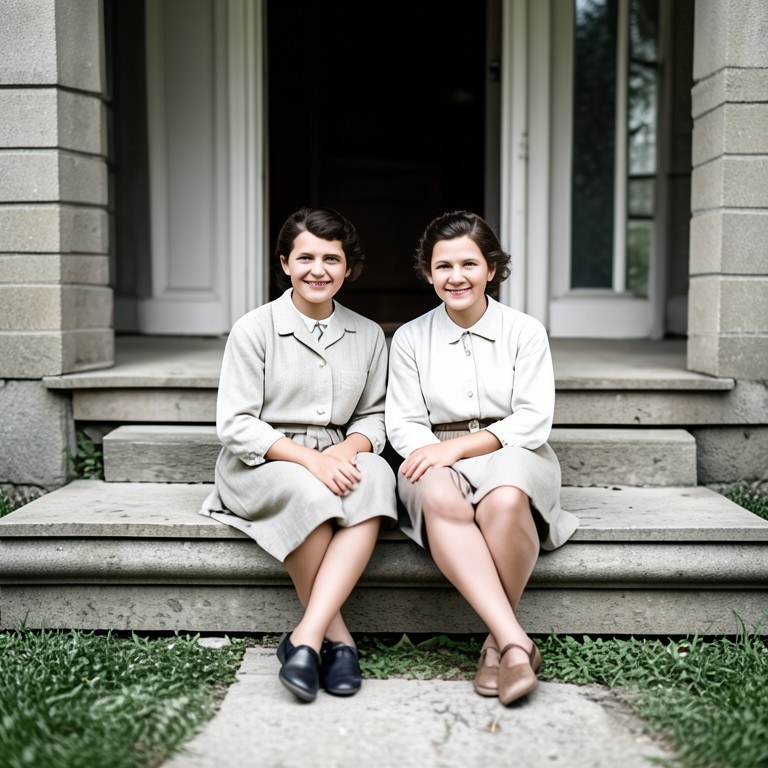 Torn Photo Repair example