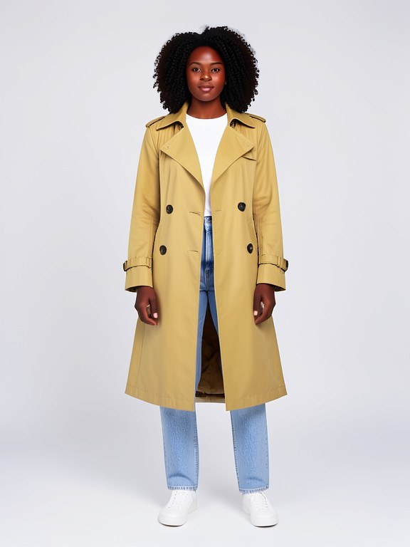 Trench Coat Try-On example