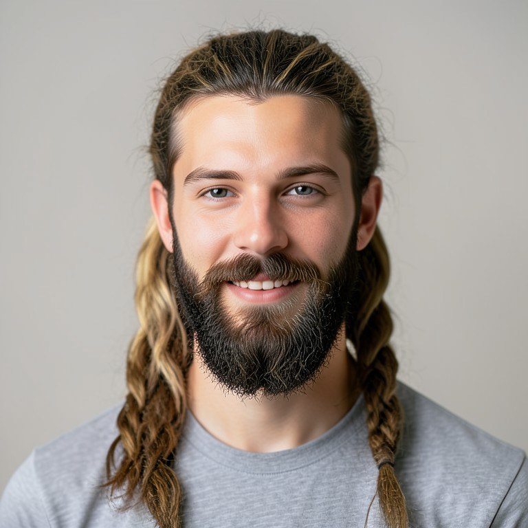 Viking Hairstyle & Beard Try-On example
