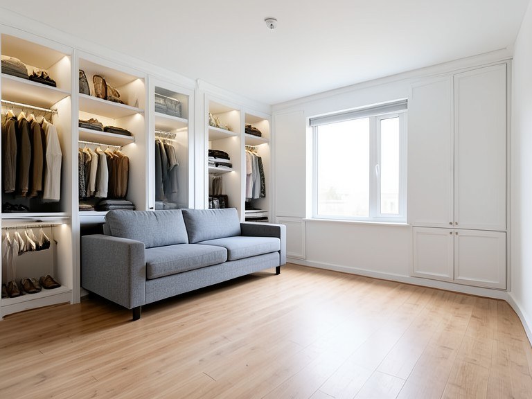 AI Walk-In Closet Designer example result