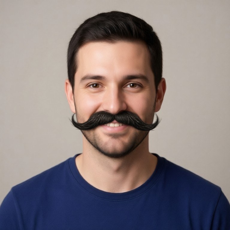 Walrus Mustache Try-On example result