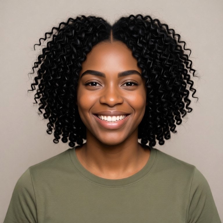 Widow's Peak Style Try-On example result