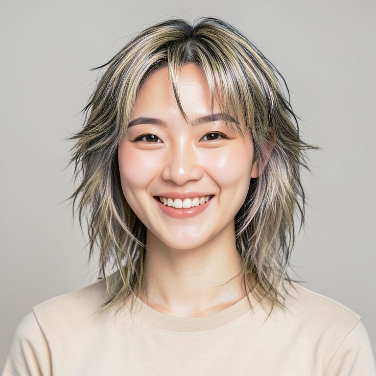Y2K Hairstyle Try-On example